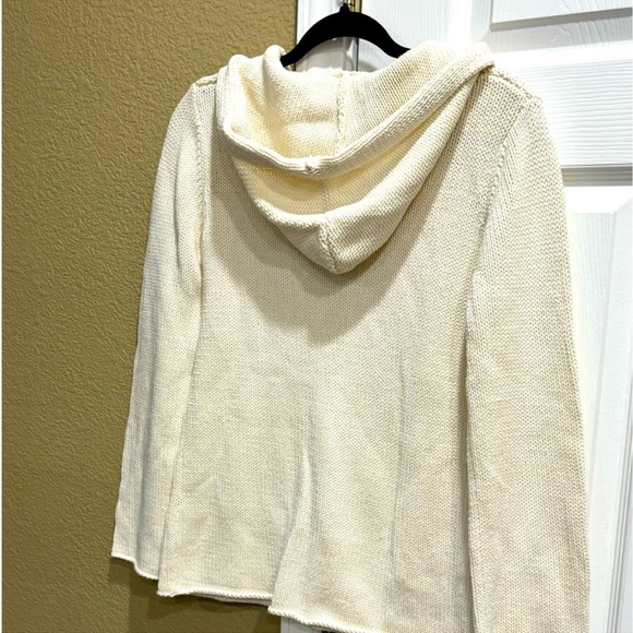 BCBGMaxAzria Crossover Hoodie Sweater top size M - Picture 1 of 5